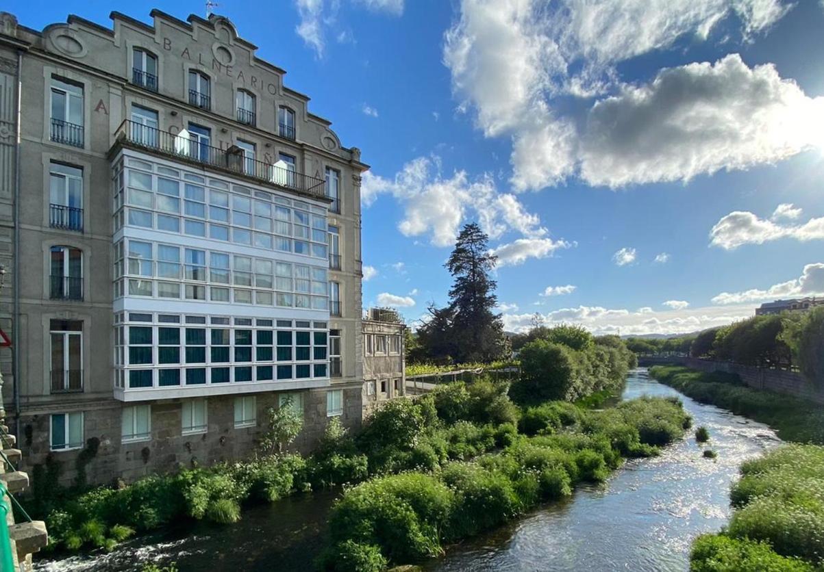 Alojamiento Ponte Romana Lägenhet Caldas De Reis Exteriör bild